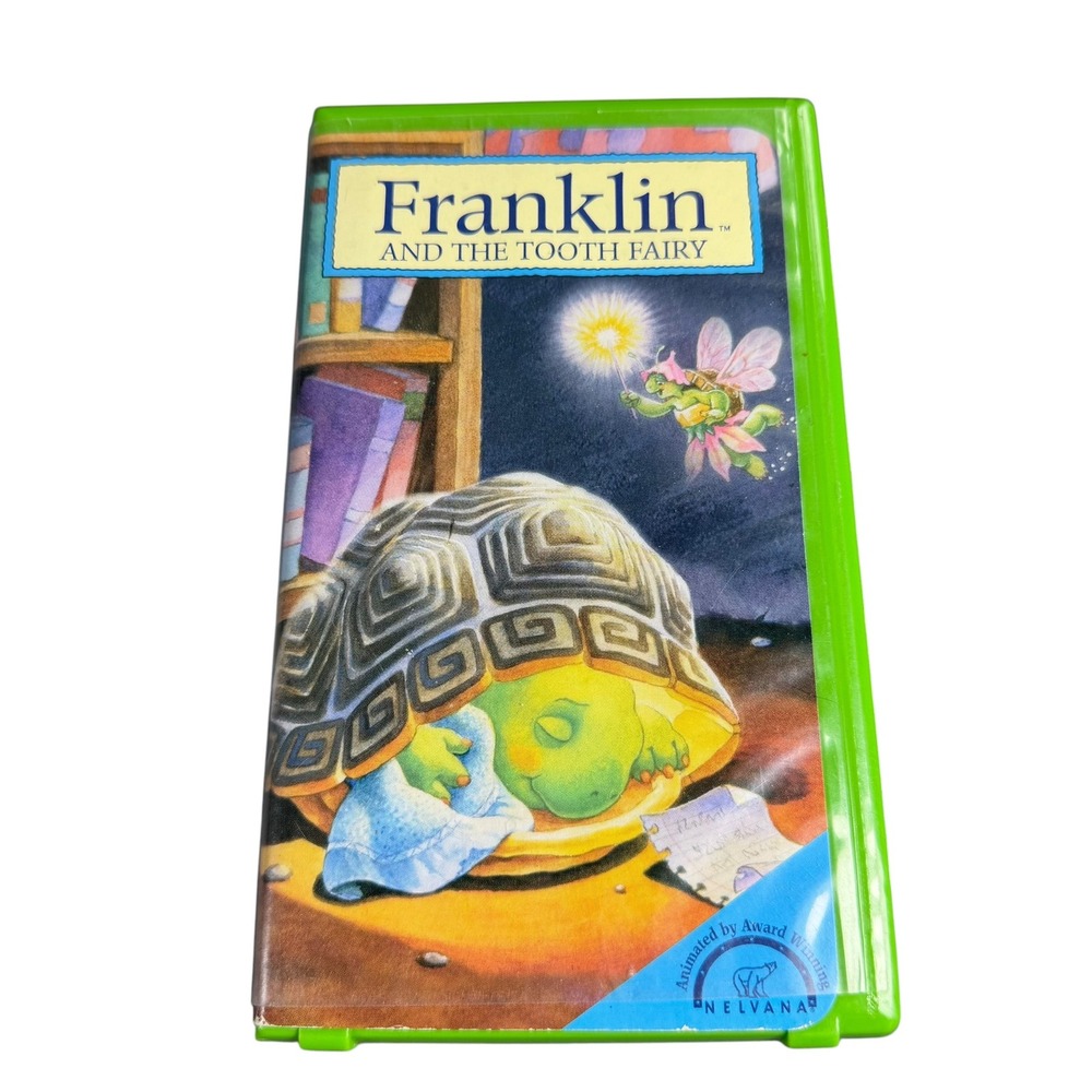 Franklin and the Tooth Fairy VHS Nelvana Kids PolyGram Green Clamshell 1997